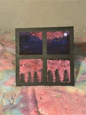 Pink Midnight Window